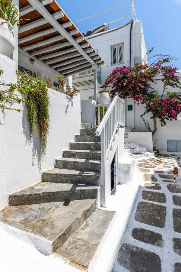 Floral Villa With Marvelous View To Mykonos Town Dış mekan fotoğraf