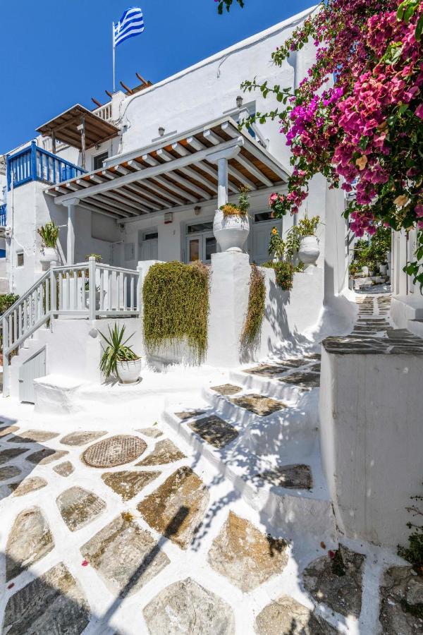 Floral Villa With Marvelous View To Mykonos Town Dış mekan fotoğraf